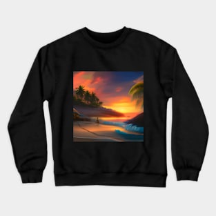 Sunset at the beach Crewneck Sweatshirt